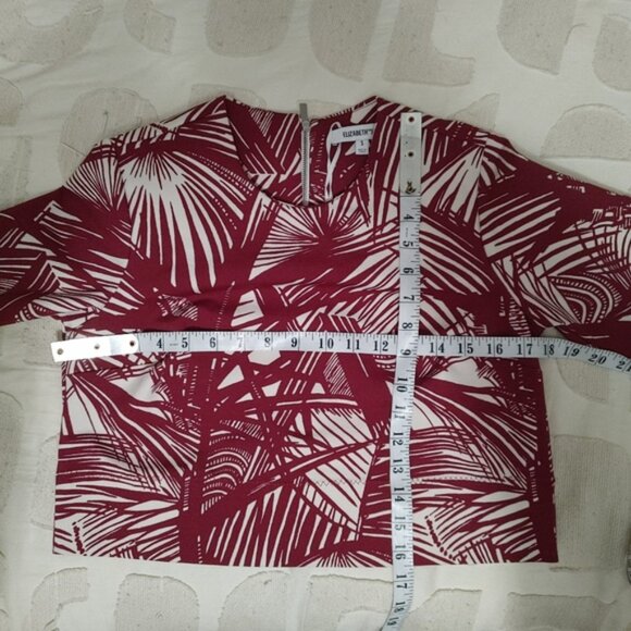 NEW Elizabeth and James Lowell printed crop top S - Picture 12 of 12